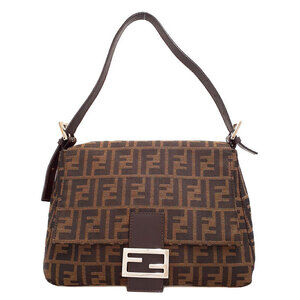FENDI Zucca Mamma Bucket Semi Shoulder Bag
